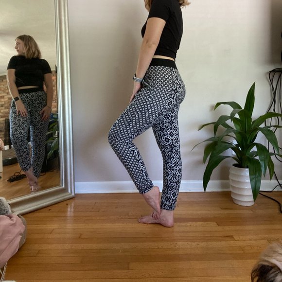 Navy Topshop Joggers - Picture 3 of 4